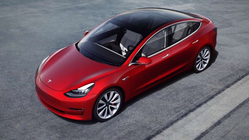 Teslas Erfolgsmodell, das Model 3. (Foto: Tesla) Probleme mit dem Sicherheitsgurt: Tesla muss 24.000 Model 3 zurückrufen