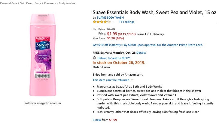 (Screenshot: Amazon.com)