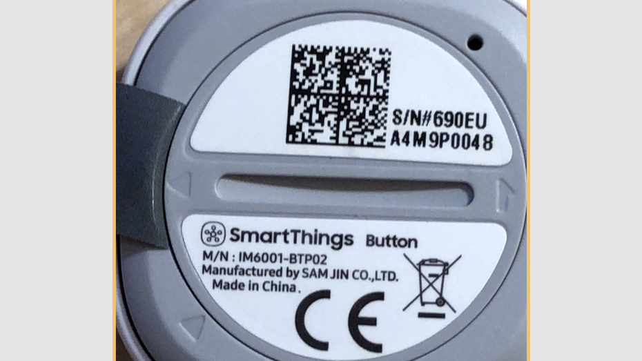 Den Smartthings Hub und die Sensoren von Samsung lassen sich einfach mit einem QR-Code verknüpfen. (Screenshot: t3n)