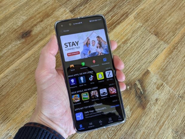 Huawei P40 Pro mit App-Gallery. (Foto: t3n)
