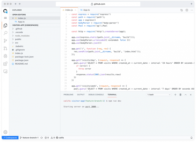 GitHub launcht Codespaces: Ein Klick und you’re good to code
