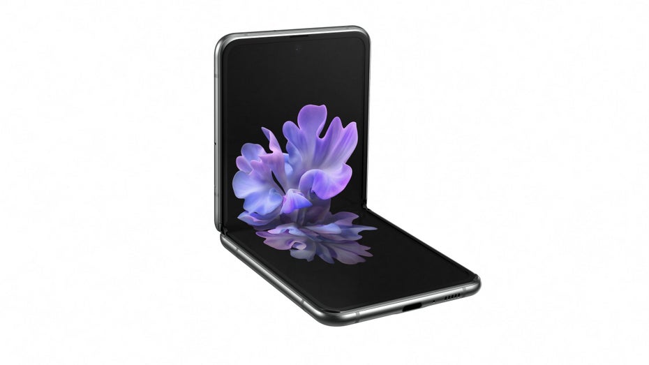 Das Samsung Galaxy Z Flip 5G in Mystic Gray. (Foto: Samsung)