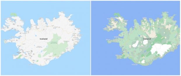 Google Maps Island