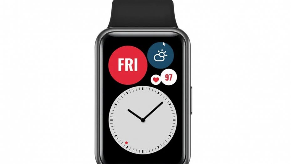 Huawei Watch Fit. (Screenshot: t3n)