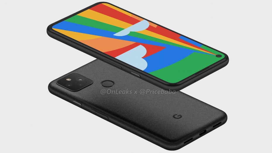 Pixel 5-Renderbild. (Bild: Pricebaba)