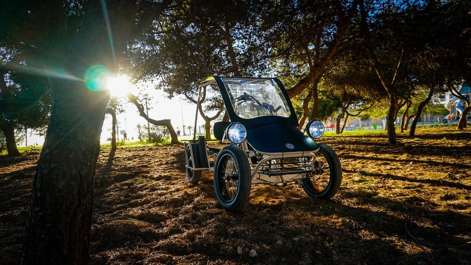 Wie ein kleines Auto: Pedelec „Duo Moke“ mit ungewöhnlichem Look