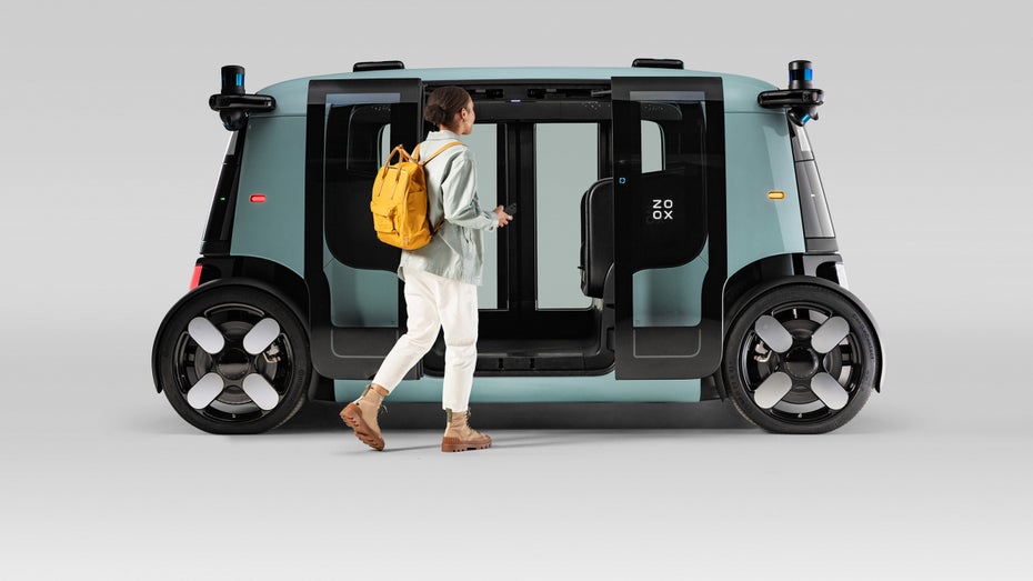 So sieht Amazons elektrisches Robotertaxi von Zoox aus