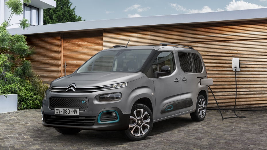 Citroën E-Berlingo: Der Hochdachkombi entspricht dem Verbrenner – abgesehen vom Antrieb. (Foto: Citroën)