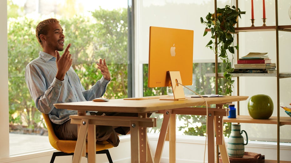 Unter anderem wird im Oktober 2023 ein iMac mit M3-Chip erwartet. (Bild: Apple) iMac zuerst: Erste Macs mit M3-Chip im Oktober erwartet