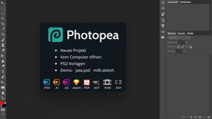 Photoshop-Alternative Photopea ist kostenlos und l&auml;uft im Browser