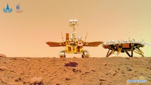 China-Rover Zhurong schickt einzigartiges Selfie vom Mars