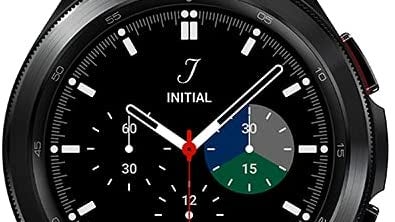 Die Samsung Galaxy Watch 4 Classic in Schwarz. (Screenshot: Amazon/t3n)