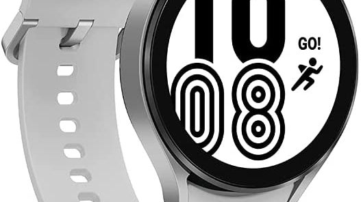 Die Samsung Galaxy Watch 4 in Weiß. (Screenshot: Amazon/t3n)