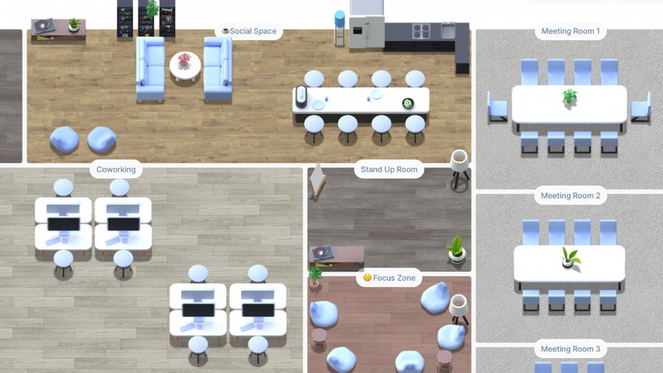 Kosy ist ein virtuelles Büro für Remote-Teams