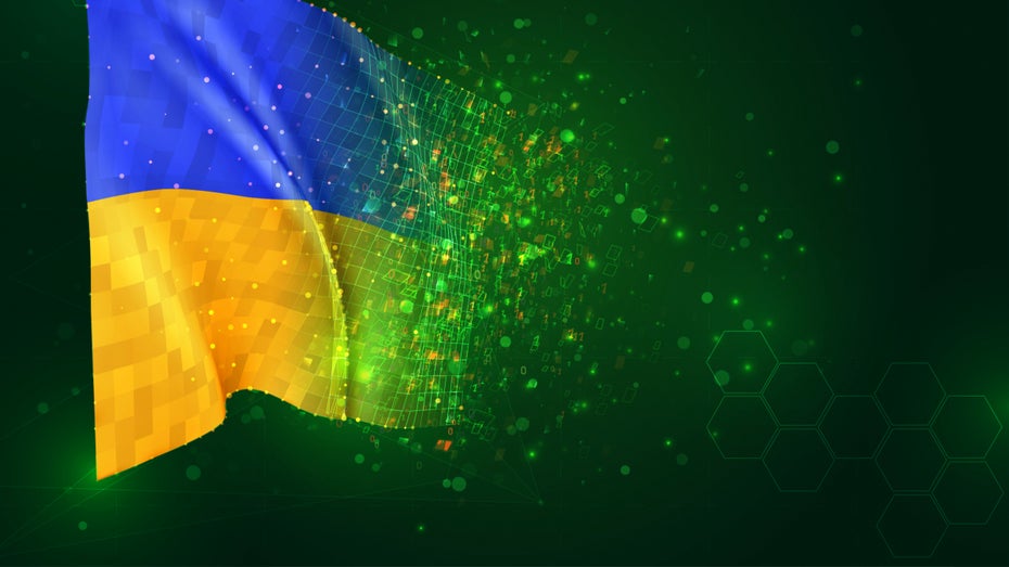 Hinter den jüngsten Hackingangriffen vermutet die Ukraine Russland.(Grafik: Coffeemill/ Shutterstock) Ukraine-Konflikt: Hackerangriffe auf Verteidigungsministerium und Banken gemeldet