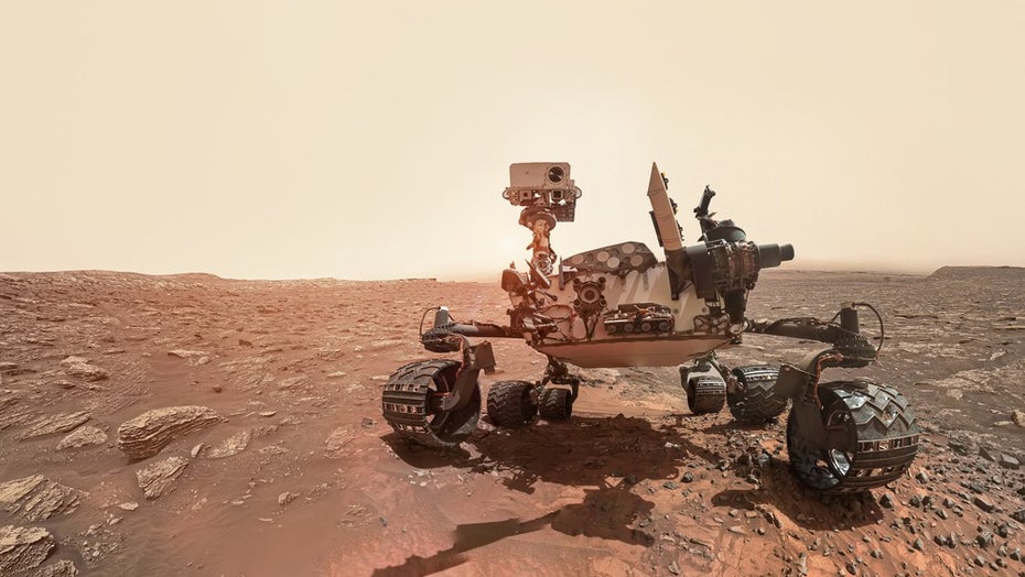 Moxie, an Bord von Perseverance, erzeugt erfolgreich Sauerstoff auf dem Mars. (Foto: Dima Zel/Shutterstock) Sauerstoff auf dem Mars: Mit diesem Gerät könnte ein Mensch 100 Minuten auf dem Planeten atmen