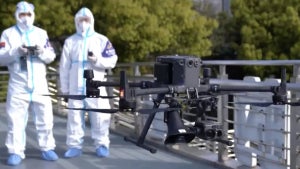 Lockdown in Shanghai: Drohnen setzen Coronaregeln durch