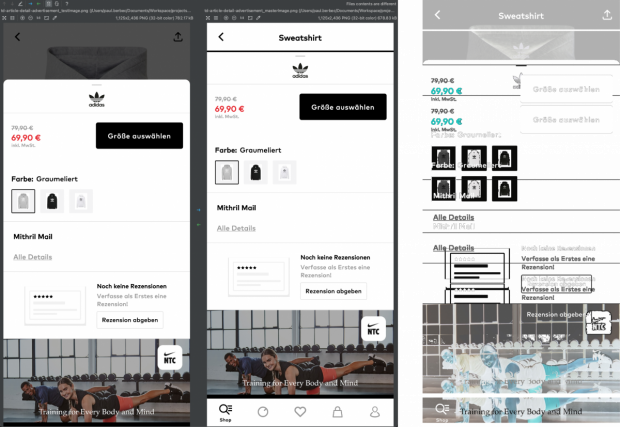 Golden File Testing: Hier am Beispiel eines fehlgeschlagenen Tests