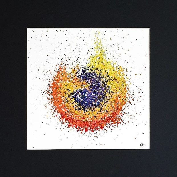 Firefox 100 Kunstwerk