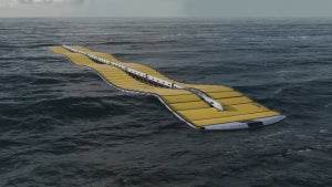 Schwimmendes Kraftwerk: Dieser Generator erzeugt Strom aus Wellen Schwimmendes Kraftwerk: Dieser Generator erzeugt Strom aus Wellen