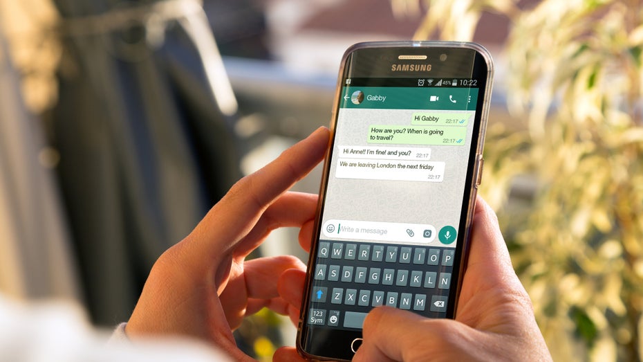 Die neue „Message Yourself“-Funktion wird Ende 2023 weltweit ausgerollt.(Bild: Alex Photo Stock/Shutterstock) Whatsapp: Neue Funktion macht den Messenger zur Notiz-App