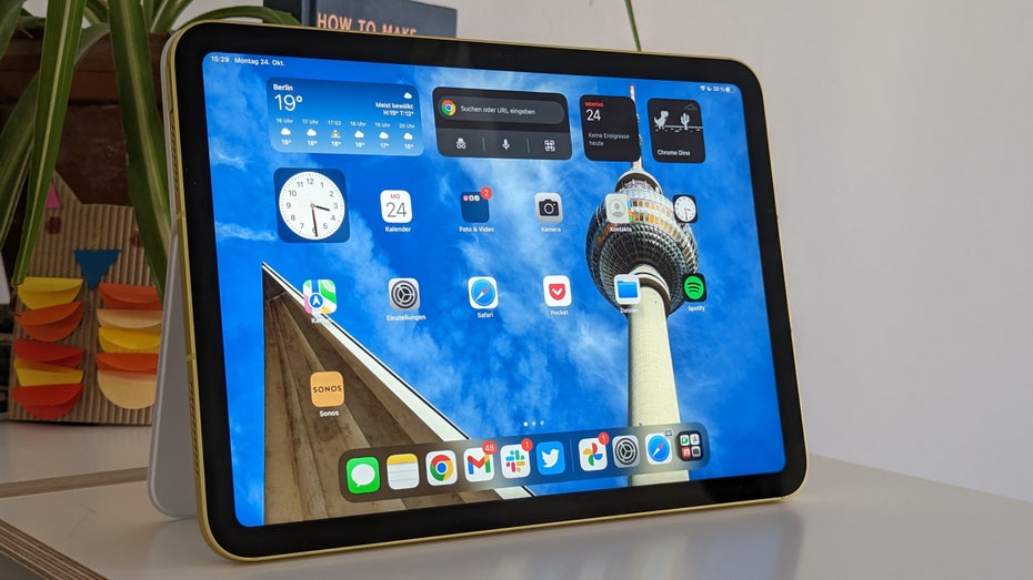 Am Amazon Prime Day ist das etwas betagte iPad 10 günstig zu bekommen. (Foto: t3n) Ein iPad unter 300 Euro am Amazon Prime Day: 3 Apple-Deals, die sich wirklich lohnen