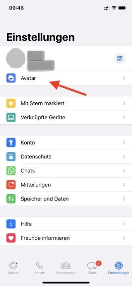 Ganz einfach: Whatsapp Avartar erstellen