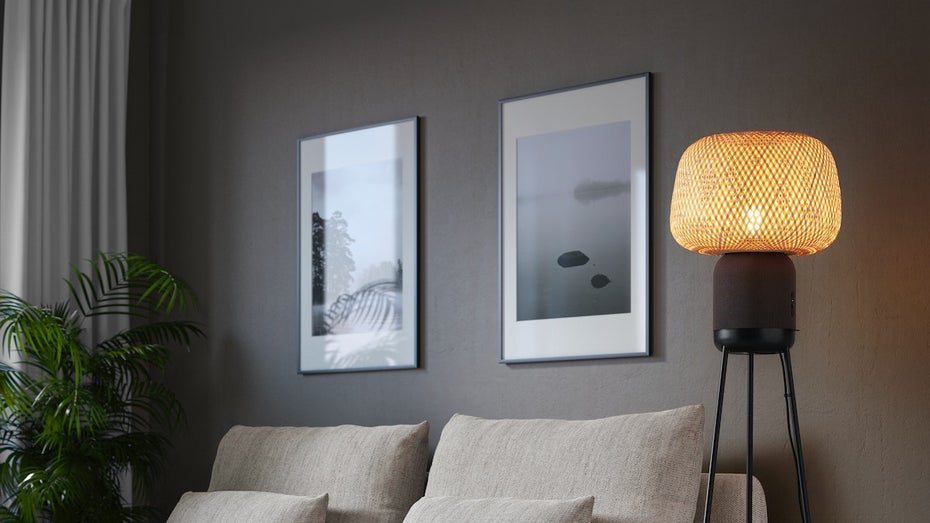 Ikeas Symfonisk-Standleuchte mit WiFi-Speaker. (Foto: Ikea) Ikea und Sonos beenden Zusammenarbeit: Was Kunden jetzt wissen müssen