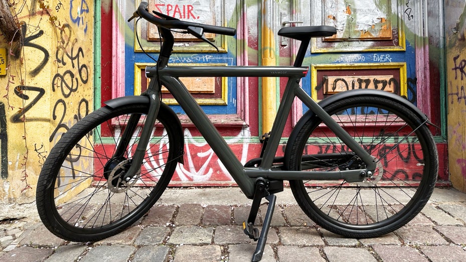 Vanmoof S5 im Test. (Foto: t3n) Vanmoof S5 im Test: Smartes City-E-Bike mit Turbo