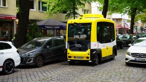 Selbstfahrende Kleinbusse in Berlin: Die BVG macht den Test