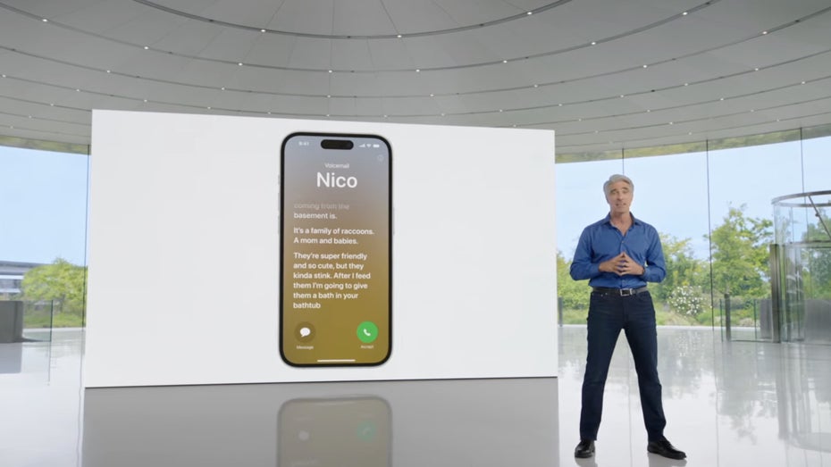 Mit etwa einem Jahr Verspätung kommt Apples „Live Voicemail“ nach Deutschland. (Screenshot: t3n; Apple) iOS 18: Live Voicemail kommt nach Deutschland – so nutzt ihr die praktische Funktion