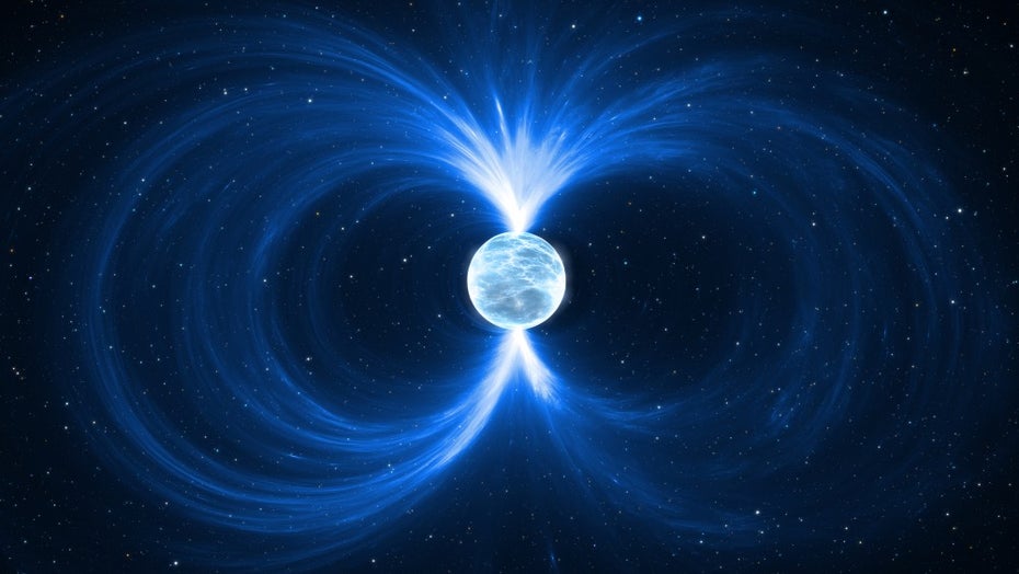 Ein Magnetar dürfte das neuentdeckte mysteriöse Himmelsobjekt nicht sein. (Bild: Jurik Peter/Shutterstock) Magnetar Radiosignale