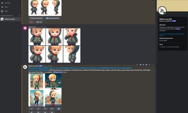 Bildergeschichte mithilfe von Midjourney zu illustrieren, ist nicht schwer