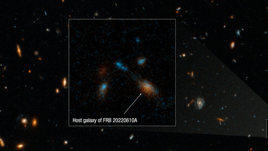 Hubble entdeckt den seltsamen Herkunftsort mysteriöser Radiosignale
