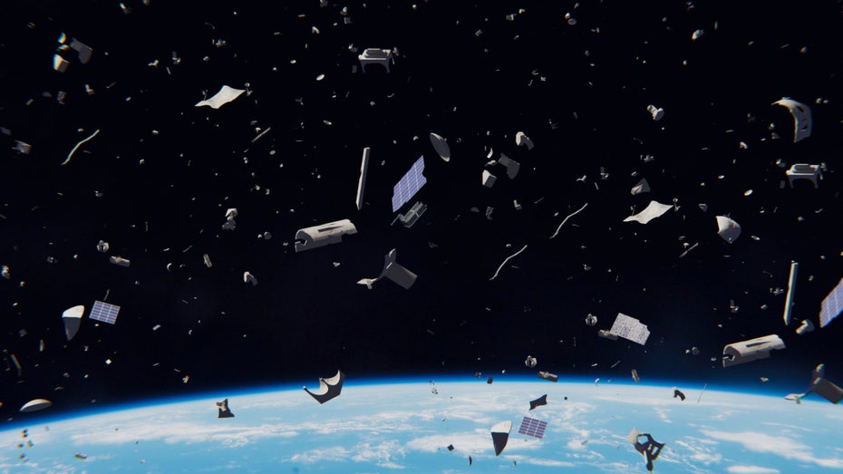 Weltraumschrott könnte ein immer größeres Problem werden. (Foto: Dotted Yeti / Shutterstock) Studie: Weltraumschrott wird zur wachsenden Gefahr für die Luftfahrt