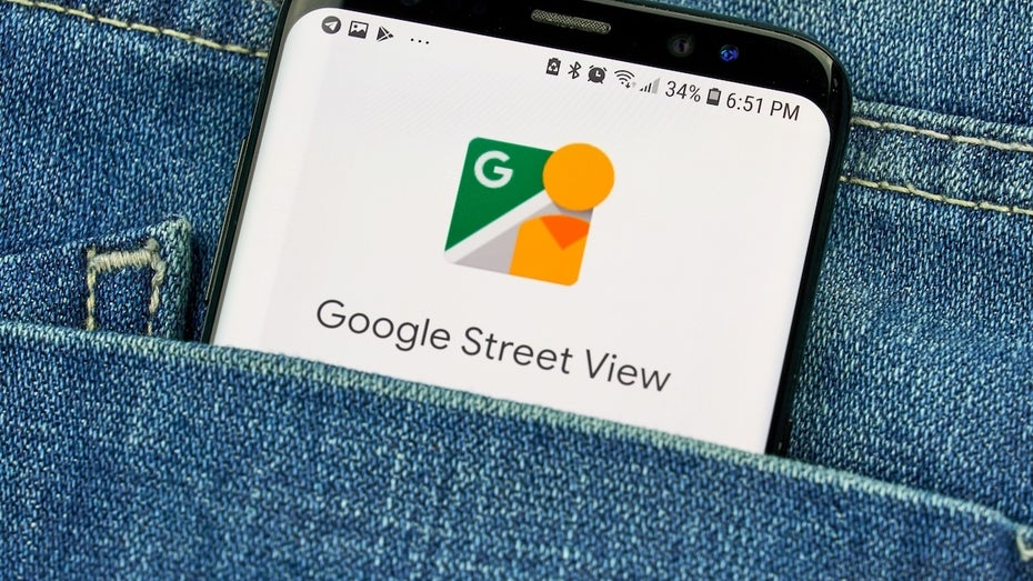 Google Street View-Panne: Warum liegt dieser Baumarkt mitten im Atlantik?