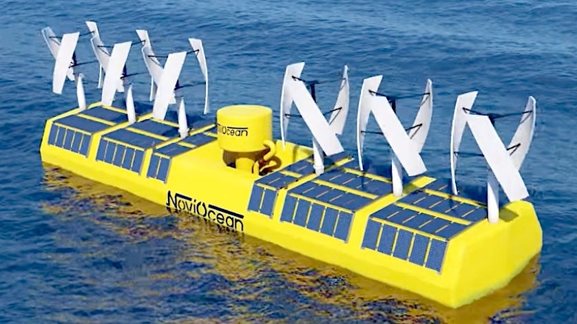 Energie rund um die Uhr: Dieses Floß kombiniert Wind-, Solar- und Wellenkraft Energie rund um die Uhr: Dieses Floß kombiniert Wind-, Solar- und Wellenkraft