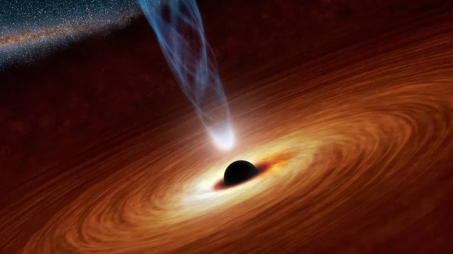 Einstein's spacetime vortex: Black hole makes stellar remnants wobble
