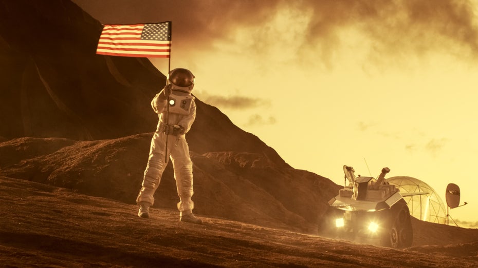 Trumps Mars-Pläne: Astronauten sollen US-Flagge auf dem Roten Planeten hissen