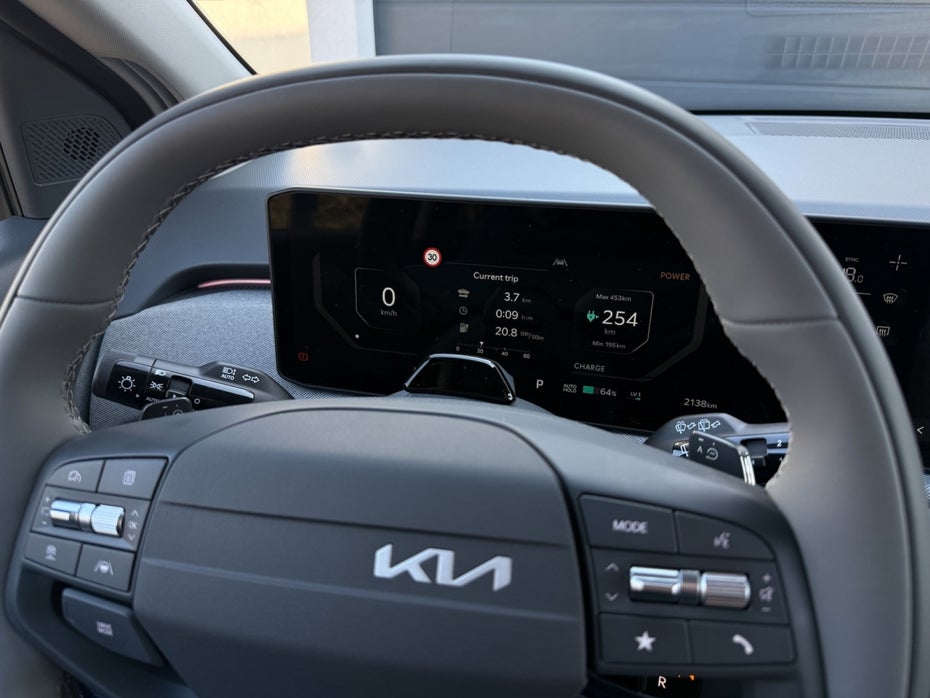 KIA EV3 im Test - Das Armaturenbrett des E-Autos