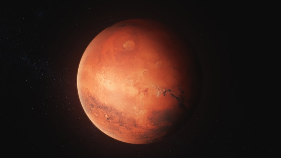 Ein simpler geologischer Defekt könnte erklären, warum der Mars eine Wüste ist. Neue Daten zeichnen das Bild eines Planeten, dem die Puste ausging. (Bild: Frame Stock Footage/Shutterstock) Rover-Entdeckung: Dieser geologische Defekt ließ den Mars austrocknen