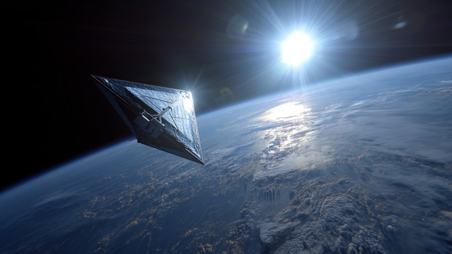 Geoengineering: Dieser Mini-Satellit soll mit einem Sonnensegel das Klima beeinflussen