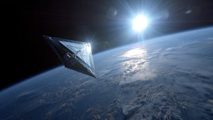 Geoengineering: Dieser Mini-Satellit soll mit einem Sonnensegel das Klima beeinflussen