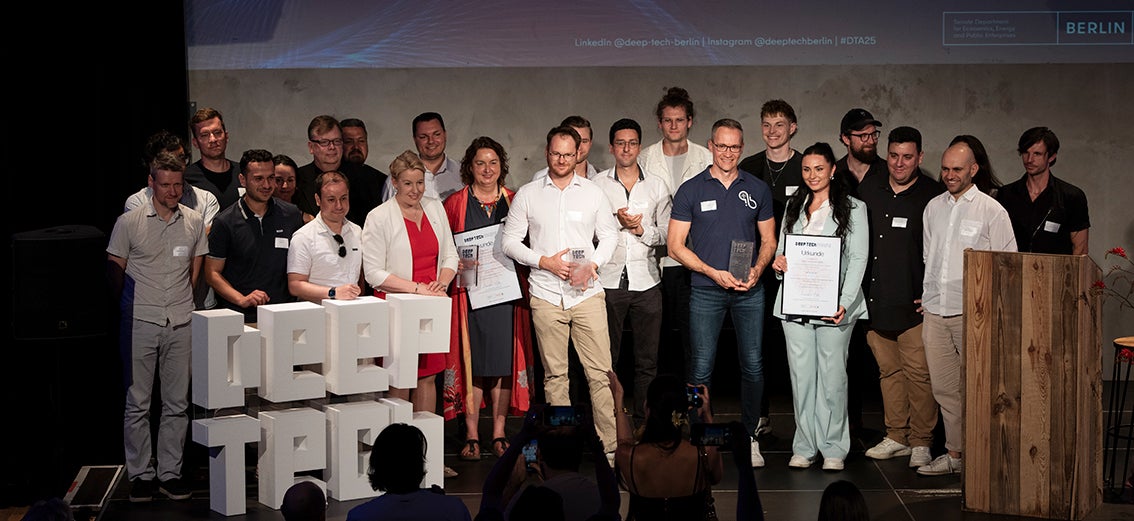 Zehn Jahre Deep-Tech-Award: Berlin feiert technologische Souveränität Zehn Jahre Deep-Tech-Award: Berlin feiert technologische Souveränität
