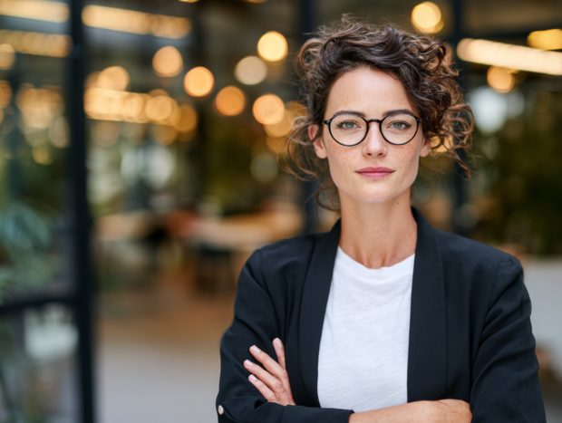 KI-erzeugtes Bild einer weiblichen Führungskraft