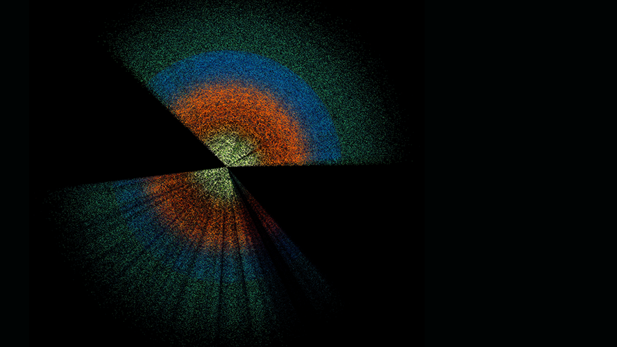 Kosmologie: Dunkle Materie gehorcht Einstein (fast) perfekt