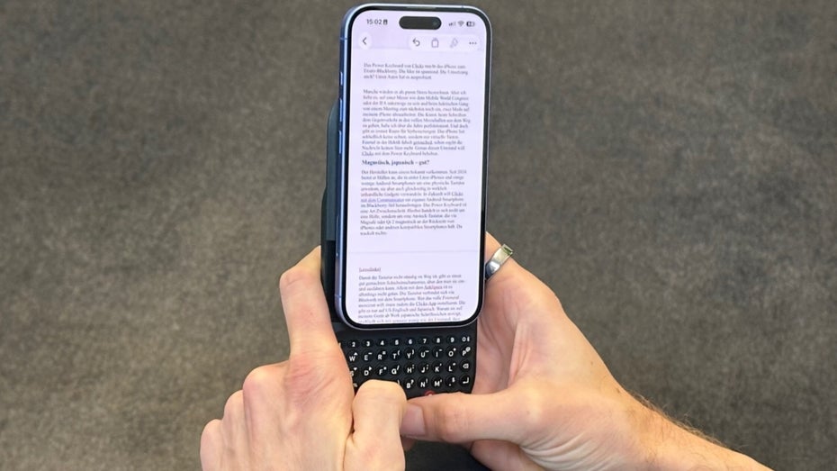 Bild: Clicks Power Keyboard im Test: Macht mich dieses Gadget am iPhone noch produktiver?