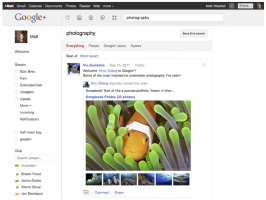 Ein Screenshot von Google+ ist zu sehen.