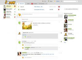 Ein Screenshot der Jappy-Seite.