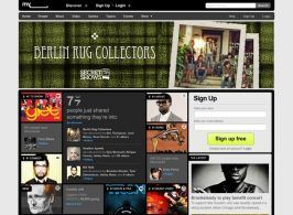 Ein Screenshot der Mcspace-Seite.